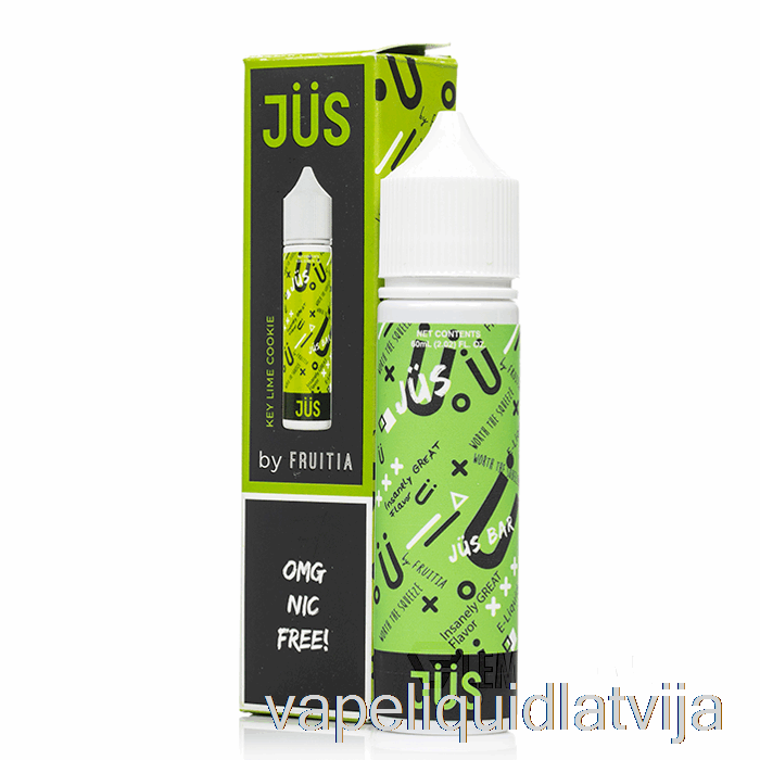 Key Laima Cepums - Jus E-liquid - 60ml 0mg Vape šķidrums